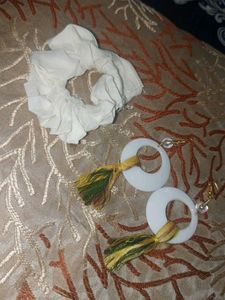 Earrings & Scrunchie Set