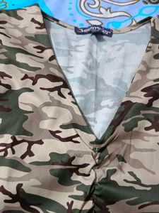 Camouflage Print Tank Top