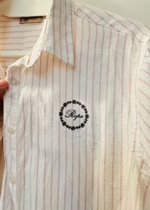 Striped Button-Down Shirt