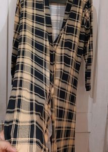 Creme And Black Shrug