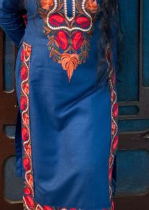 kashmiri suit  Embroidered Kurta Set