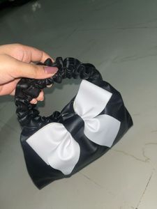 New With Tag Not Used Black Coquette Bag