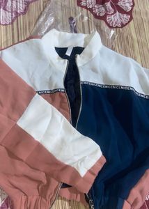 Stylish Color Block Jacket