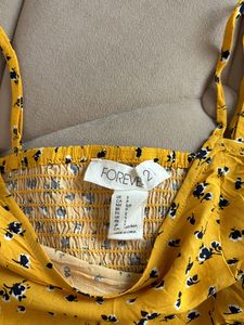 Yellow Crop Top