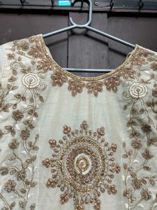 Heavy Embroidery Design Gown