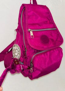 Kipling Purple Backpack