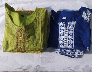 COMBO OF KURTI PANT AND DUPPATA
