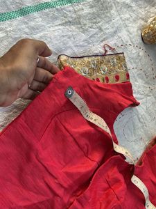 Elegant tameta pink  saree