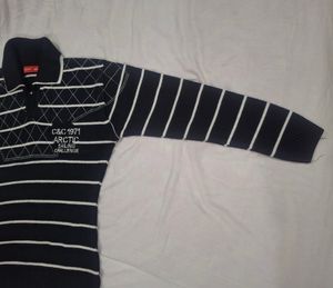 Graphic Striped Sweater