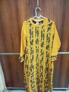 Woolen Soft Long Frock Kurti