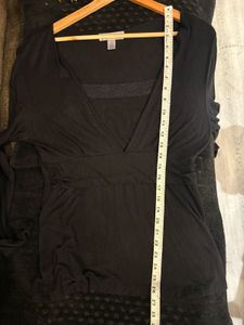 Elegant Black Long Sleeve Top