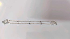 pure silver baby girl anklets😍