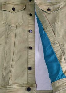 Stylish Green Denim Jacket