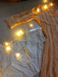 Vintage Style Orange Dress