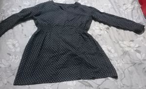 Dark Grey Colour Dress For Women Winter Essential
