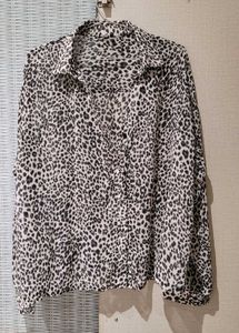 Leopard Print Blouse
