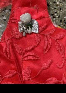 New Peachy Pink Kids Frock With Damage