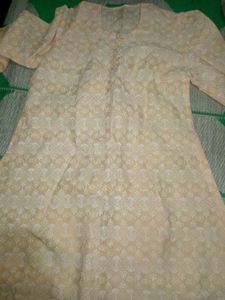 Cream Colour Kurta
