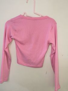Pink Full Sleeves Top