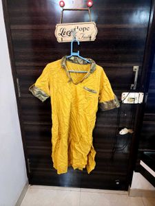 Yellow Kurti Navratri Special