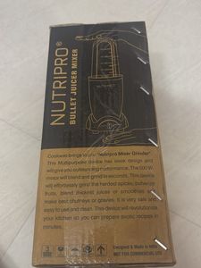 Brand new Nutripro Bullet juicer mixer