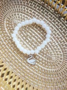 Y2k Swan Charm Bracelet