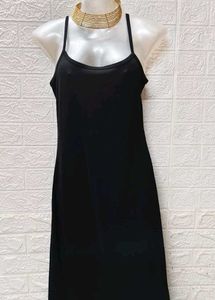 Black Spaghetti Dress