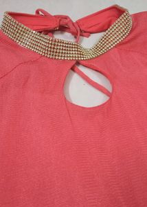 Pink Colour Gown