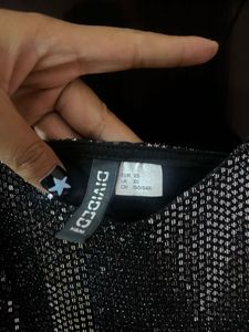 H&amp;M Black Shine Jumpsuit