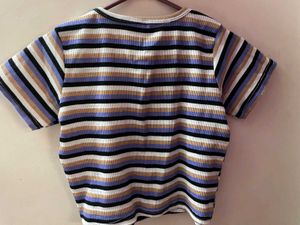 Striped Crop Top