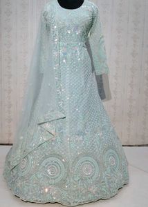 Bridal Frock Light Blue