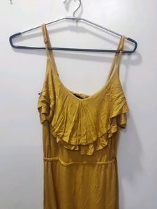 mustard gown