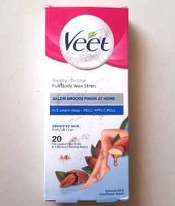Veet Full Body Wax Strips For Sensitive Skin