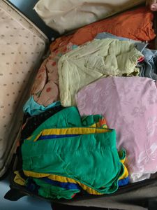 Mixed Women's Sarees and many Unused Clothes