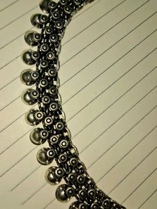Oxidized Chocker Necklace With Earring