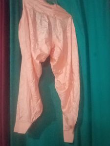 Satin Kurti And Crepe Salwar Pattiyala