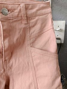 Peach Denim Jeans