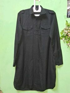Men's Black Ethnic Kurta