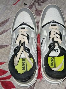 OGIY &amp; Nike Sneakers // White &amp;Grey