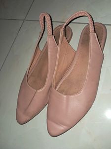 Pink Slingback Flats - Size 7