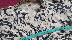 Floral Print Tunic Top Short Kurti