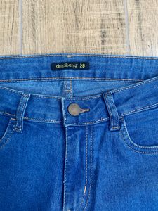 Dressberry Skinny Navy Blue Jeans