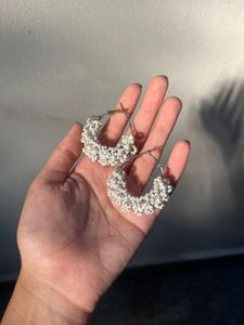 Beaded Hoop Earrings