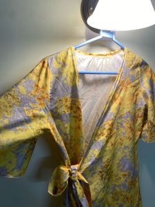 Floral Print Summer Wrap Dress
