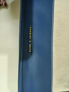 Charles &amp; Keith Blue Tote Bag