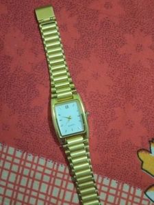 Gold-Tone Quartz Watch