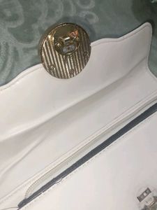 Thyp Leather White Handbag