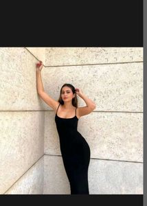 Sleek Black Maxi Dress