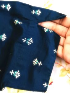 Teal Printed Kurti - Avaasa Brand