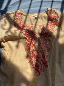 Embroidered Kurta and Pyjama Set